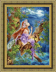 Вышивка Ф-035 Лесная мечтательница Вышивка Ф-035 Лесная мечтательница