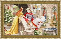 Вышивка ЧМ-068 Рыцарь на белом коне Вышивка ЧМ-068 Рыцарь на белом коне