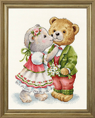 Вышивка ВК-093 Медвежья нежность Вышивка ВК-093 Медвежья нежность