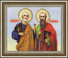 Вышивка РТ-137 Икона Святых Апостолов Петра и Павла