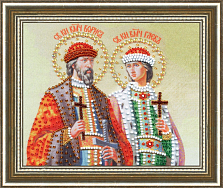 Вышивка РТ-147 Икона Святых Князей Бориса и Глеба